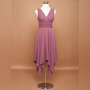✨NWOT ✨ Ever Pretty Knee Length Chiffon Bridesmaid Dress with Irregular Hem